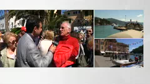 Camminata di Primavera, vacanzieri a Rapallo: 