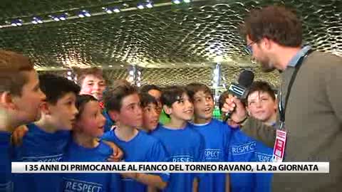 I 35 anni di Primocanale al fianco del Torneo Ravano,  insieme ai bambini della Jessie Mario