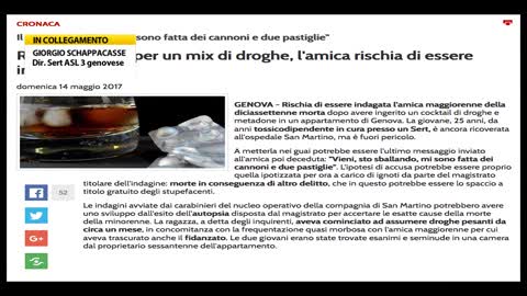 Emergenza alcol tra i giovani, Schiappacasse (Asl): 