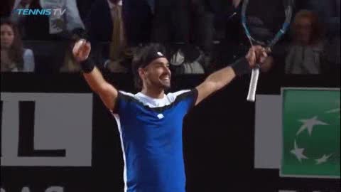 Tennis, impresa del ligure Fognini agli Internazionali d'Italia: battuto il numero uno del mondo Murray 