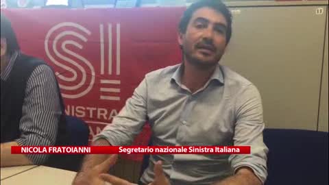 Fratoianni (Sinistra Italiana) a Genova per sostenere la candidatura di Paolo Putti