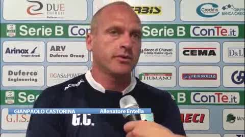 L'Entella chiude la stagione, Castorina: 