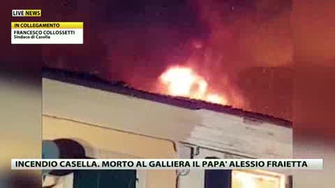 Incendio di Casella, morto anche il padre. il sindaco: 