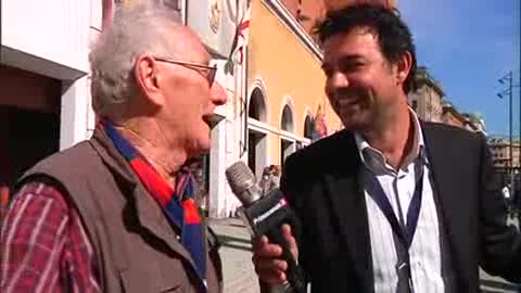 Genoa, la festa dei tifosi dopo il successo col Torino: 