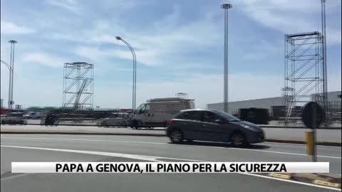 Papa Francesco a Genova, il piano della sicurezza messo in atto dalla  Questura