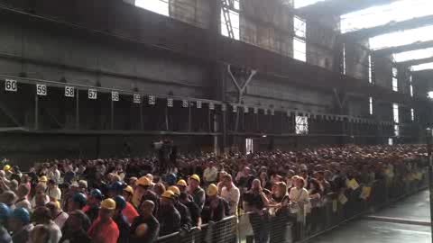 Papa Francesco a Genova, i vostri video: il Pontefice all'Ilva (2)