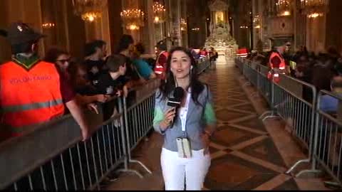 Papa Francesco a Genova, giovani atleti paralimpici in attesa al Santuario della Madonna della Guardia