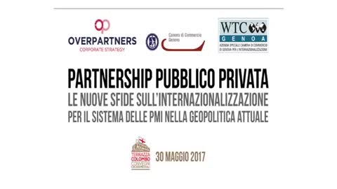 Partnership pubblico privata: le nuove sfide sull'internazionalizzazione per le pmi