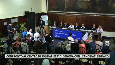 Comunali a Genova, il confronto tra i candidati al Ceis (2)