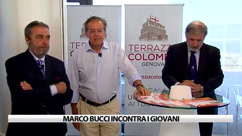 L'incontro del candidato Marco Bucci con i giovani di Genova 