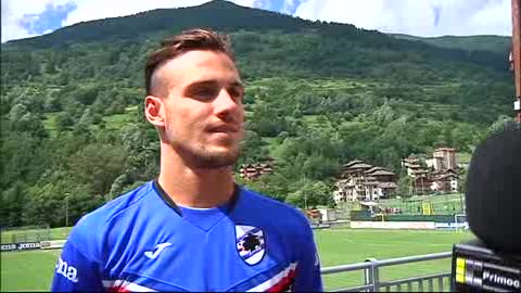 Sampdoria, il nuovo acquisto Valerio Verre a Primocanale: 