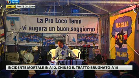 Sampdoria, un pieno di tifosi per la 'Notte Blucerchiata' nella piazza di Temù