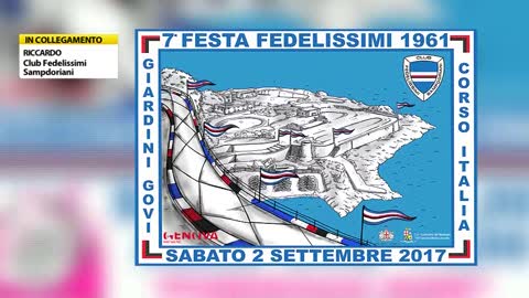 Sampdoria, sabato la settima edizione della Festa dei Fedelissimi ai Giardini Govi