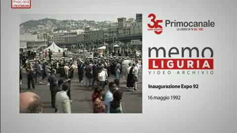 Expo' di Genova, ecco il momento dell'inaugurazione il 16 maggio 1992