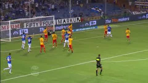 Sampdoria, primi gol in maglia blucerchiata per Zapata: tripletta nel test contro il Baiardo