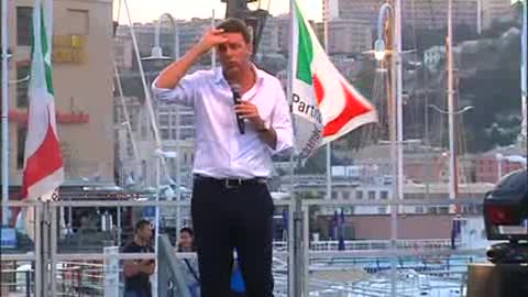 Renzi a Genova: 