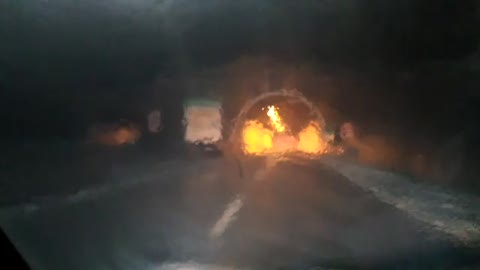 Pioggia forte in autostrada tra Recco e Rapallo