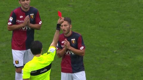 Il Genoa non va, vince l’Udinese. Bertolacci espulso, infortuni seri a Lapadula e Biraschi