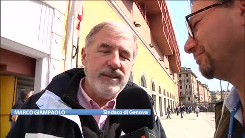 Samp-Milan, Toti e Bucci allo stadio Ferraris: 