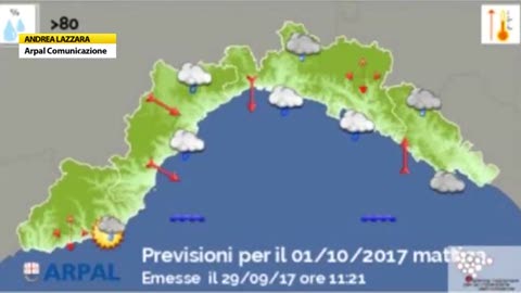 Meteo, Lazzara (Arpal): 