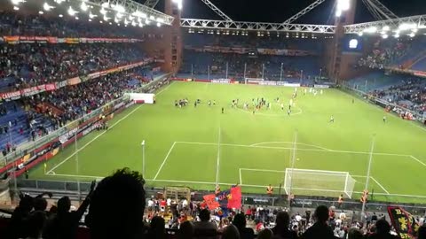 Genoa, fischi dalla Gradinata Nord dopo il ko contro il Bologna