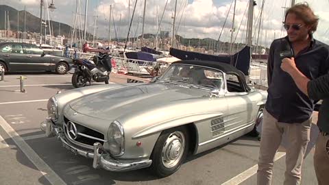 XIX Rievocazione Storica della Pontedecimo- Giovi, in vetrina la Mercedes 300 SL 'Roadster' (1962)