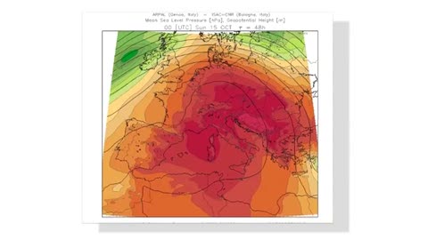 Lazzara (Arpal), le previsioni del fine settimana