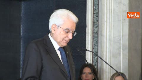 Mattarella ai giorni della ricerca di Airc:  