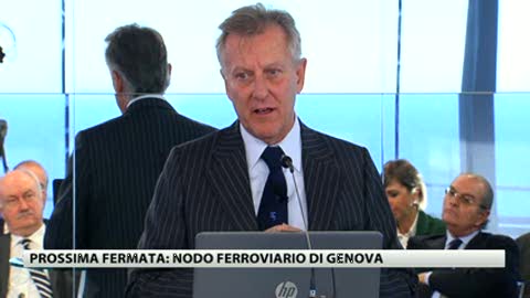 Convegno a Terrazza Colombo, il nodo ferroviario di Genova - La relazione di Paolo Emilio Signorini (presidente dell'Autorità portuale Mar Ligure Occidentale)