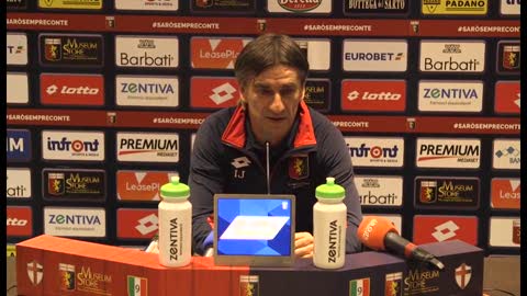 Genoa, Juric: "Il derby? E' come una finale di Champions League"