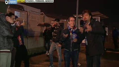Derby di Genova, i tifosi blucerchiati prima di entrare al Ferraris: "Segnerà Zapata"