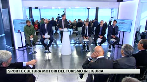 Convegno a Terrazza Colombo 'Sport e Cultura Motori del Turismo in Liguria