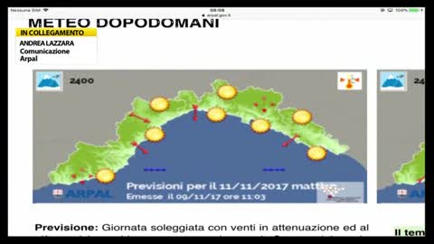 Meteo in Liguria, le previsioni delle prossime ore