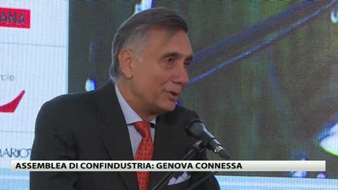 Assemblea pubblica Confindustria 'Genova_connessa', l'intervento di Marco Bisagno (Presidente Cantieri Mariotti) 