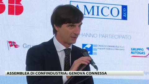 Assemblea pubblica Confindustria 'Genova_connessa', l'intervento di Giovanni Mondini (Presidente Confindustria)