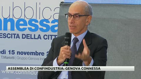 Assemblea pubblica Confindustria 'Genova_connessa', l'intervento di Giovanni Soccodato (Exec. Vice Pres. Strategie e M A., Leonardo) 