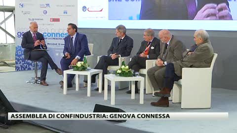 Assemblea pubblica Confindustria 'Genova_connessa', l'intervento del Presidente della Regione Giovanni Toti