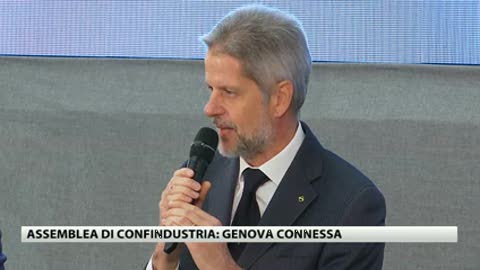 Assemblea pubblica Confindustria 'Genova_connessa', l'intervento di Gabriele Delmonte (Chief Lending Officer Banca Carige)