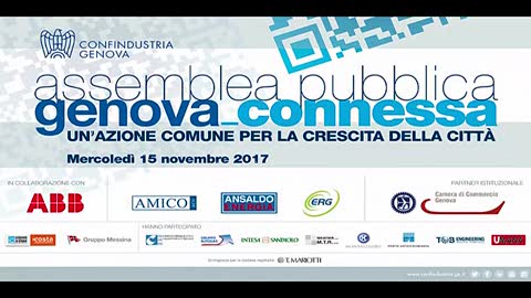 Assemblea pubblica Confindustria Genova, il messaggio di Boccia:  