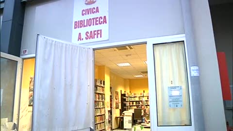 Incendio doloso alla biblioteca Saffi di Genova Molassana