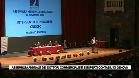 Assemblea annuale dell'Ordine dei Dottori Commercialisti e degli Esperti Contabili di Genova, l'intervento di Gianluca Guaitani (CCO Banca Carige) 