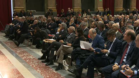 Stati Generali dell'Economia a Genova. l'intervento del Presidente della Regione Liguria Giovanni Toti