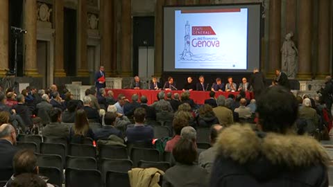 Stati Generali dell'Economia a Genova. l'intervento conclusivo del Sindaco Marco Bucci