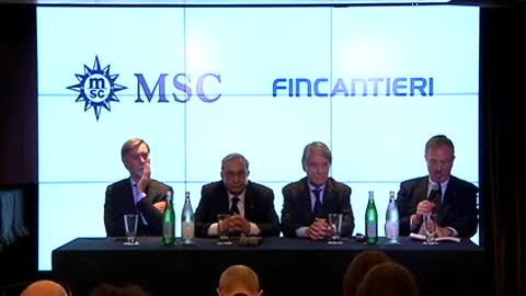 Varo MSC Seaside, la conferenza stampa: l'intervento di Pierfrancesco Vago (Executive Chairman di MSC Crociere)