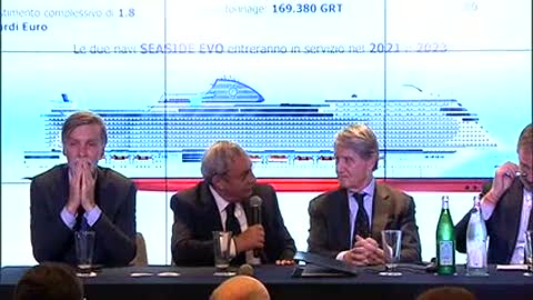 Varo MSC Seaside, la conferenza stampa: l'intervento di Giuseppe Bono (CEO di Fincantieri)