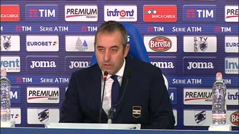 Sampdoria, Giampaolo dopo la Lazio: "Sconfitta immeritata, difenderemo il sesto posto"