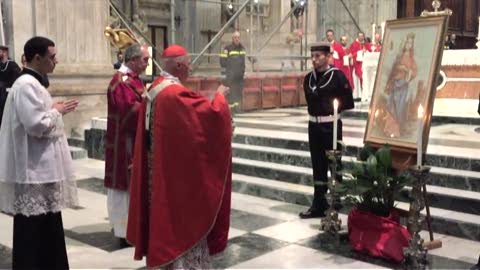 Santa Barbara: festa in San Lorenzo per la patrona di vigili del fuoco, capitaneria di porto e marina militare