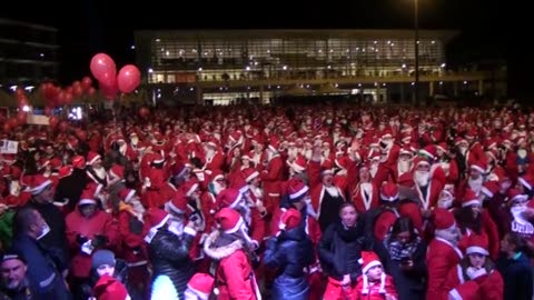 A Savona tutto pronto per la corsa dei Babbo Natale