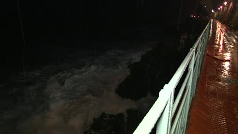 Forte vento e mareggiate in Liguria, ecco la situazione a Nervi