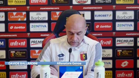 Genoa,  Ballardini: "Non mi fido del Benevento, voglio furore e qualità"